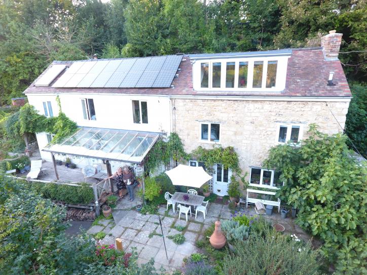 Wynch Cottage - bird's eye view
